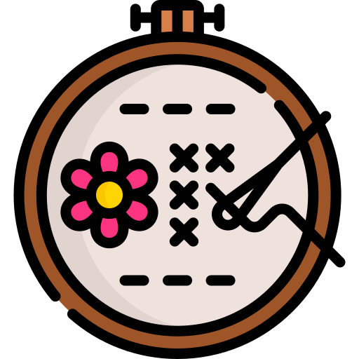 Cross stitch icon