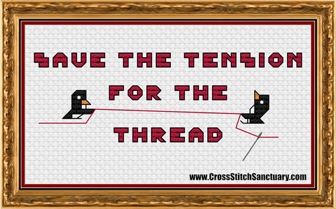 Save the Tension for the Thread GIF